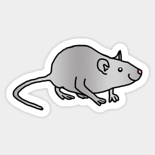 Metal Rat Sticker